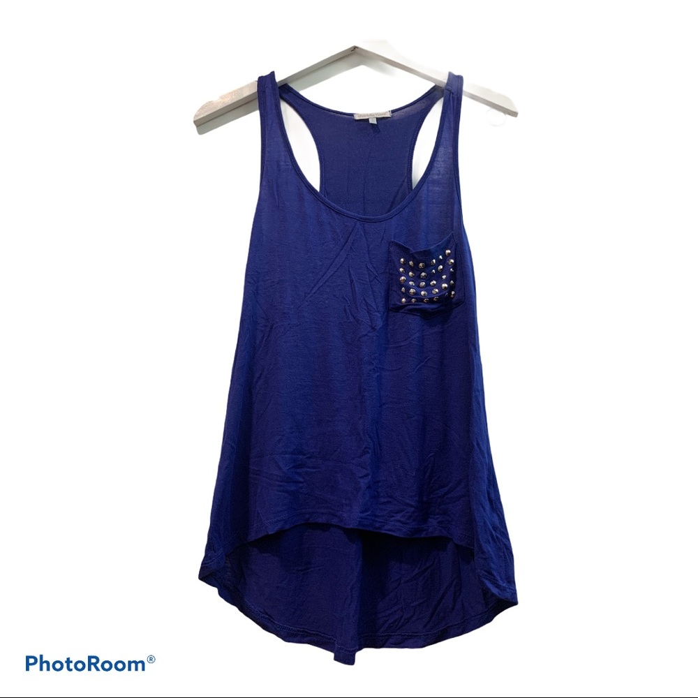 CHARLOTTE RUSSE studded pocket tank